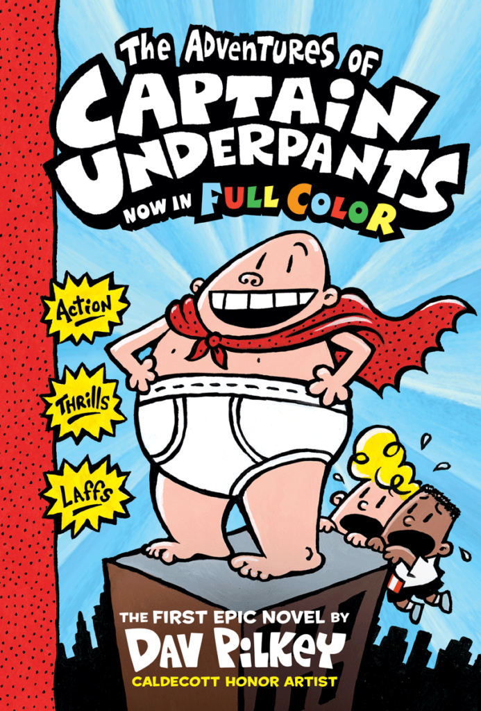 Image of Captain Underpants from Dav Pilkey