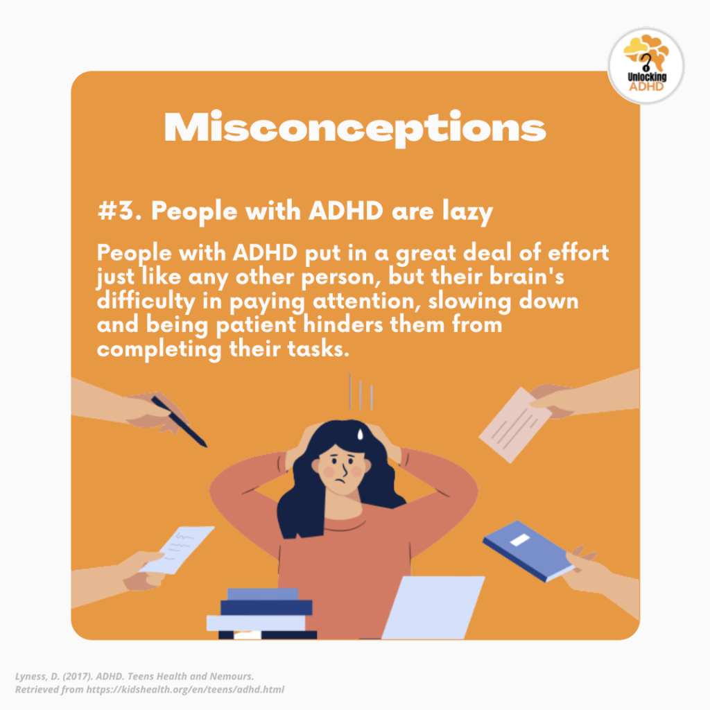 misconceptions and myths about ADHD