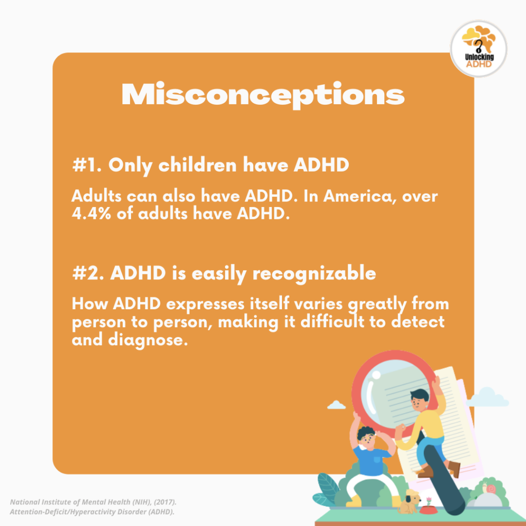 misconceptions and myths about ADHD